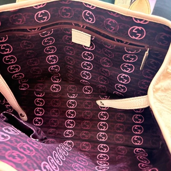 Gucci White Leather Privacy Tote - excellent pre loved condition - Picture 12 of 12